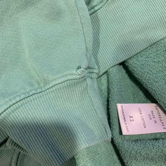 Daydreamer Teal Hoodie Sweatshirt Size XS NWOT - Picture 5 of 6